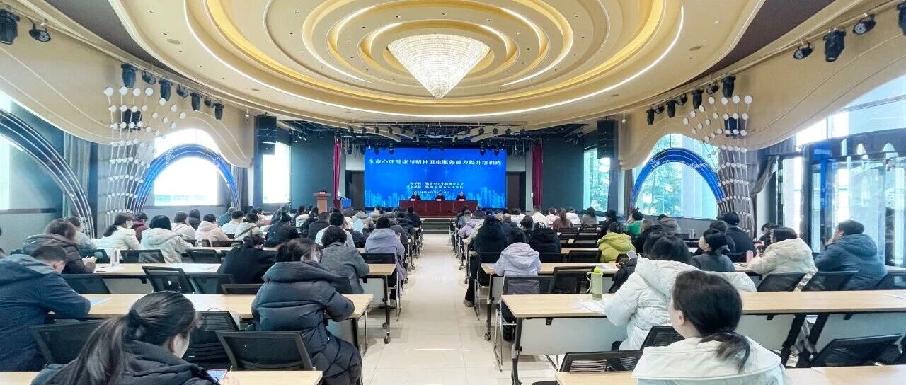 全市心理健康与精神卫生服务能力提升培训班圆满落幕缩略图